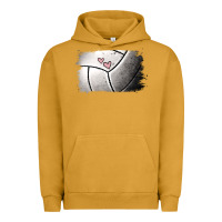 Pigment Peanut Butter Volleyball Brushstroke Urban Hoodie - RanaPortraitStore