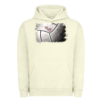 Pigment Pistachio Volleyball Brushstroke Urban Hoodie - RanaPortraitStore