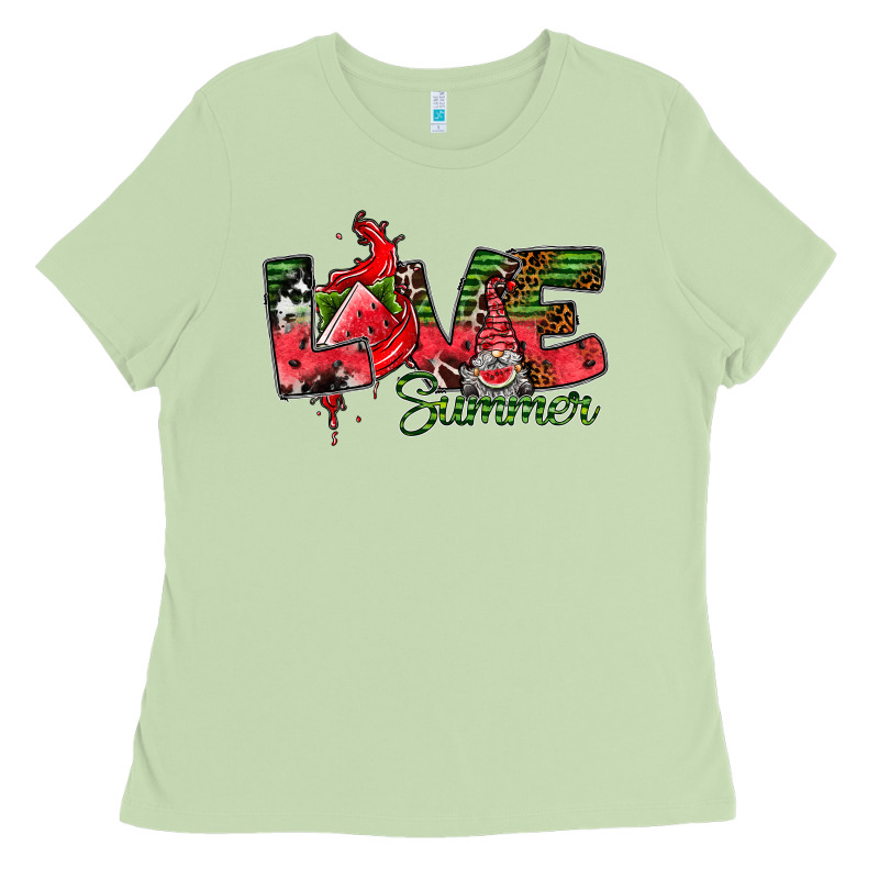 Love Summer Ladies Tee by CowhideDigitalArt | Teevron