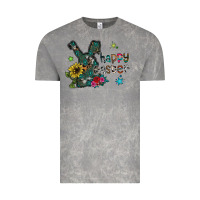Cloud Rock Happy Easter Vintage Tee - CowhideDigitalArt