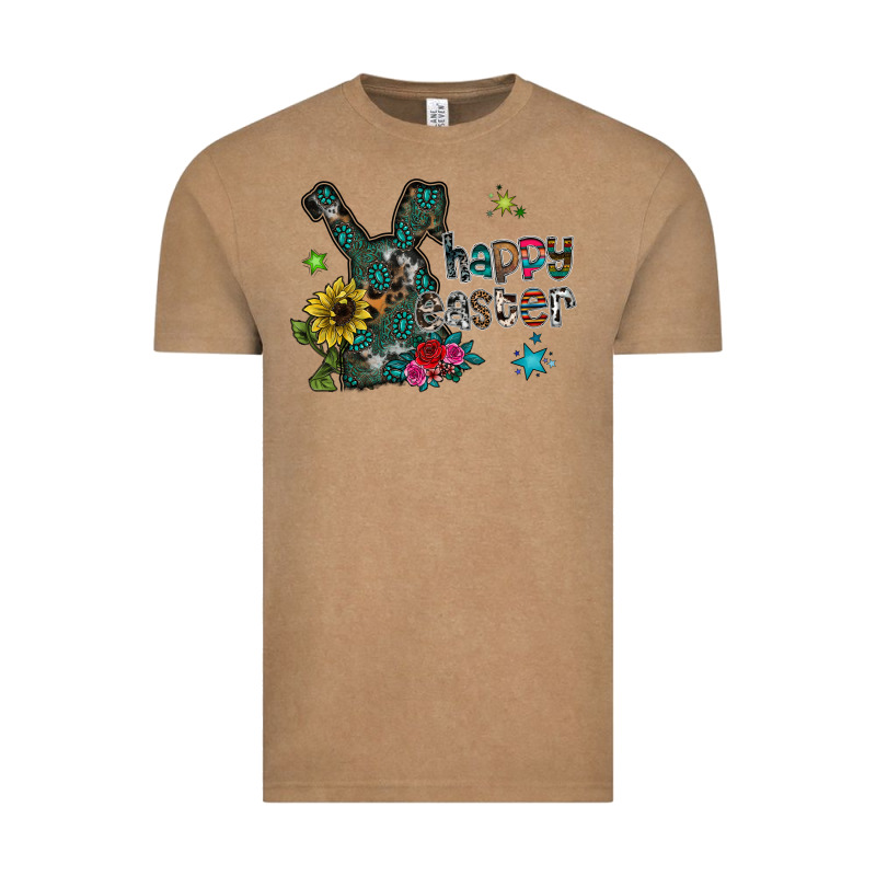Happy Easter Vintage Tee by CowhideDigitalArt | Teevron