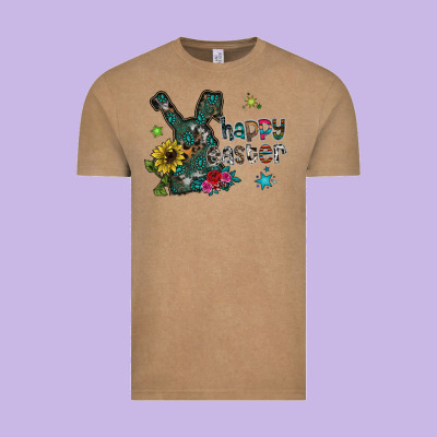 Happy Easter Vintage Tee Designed By Cowhidedigitalart
