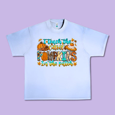 I Teach The Cutest Pumpkins In The Patch Urban Heavy Tee Designed By Cowhidedigitalart