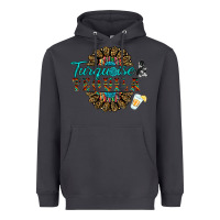 Smoke turquoise gemstone and taquila Heavyweight Hoodie - RanaPortraitStore