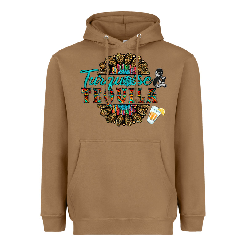Turquoise Gemstone And Taquila Heavyweight Hoodie by RanaPortraitStore | Teevron