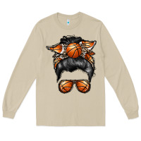 Mushroom basketball mom Long Sleeve Tee - RacoonDesign