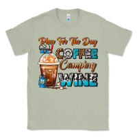 Matcha Plan For The Day Coffee Camping Wine Frappe Coffee Classic Tee - FaDigitalArtStudio