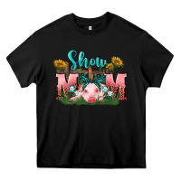 Black Show mom pig Mother's Day Heavy Core Tee - FaDigitalArtStudio