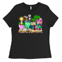 Black nightmare before summer coffee cups Ladies Tee - CowhideDigitalArt