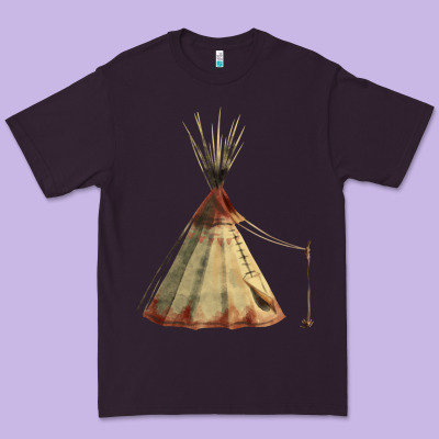 Teepe Tipi Premium Tee Designed By Fadigitalartstudio