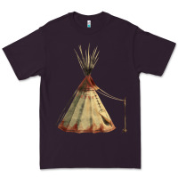 Plum teepe tipi Premium Tee - FaDigitalArtStudio