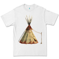 White teepe tipi Premium Tee - FaDigitalArtStudio
