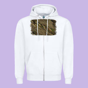 Camouflage Glitter Background Zipper Hoodie Designed By Jasminsmagicworld