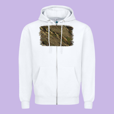 Camouflage Glitter Background Zipper Hoodie Designed By Jasminsmagicworld