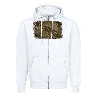 White Camouflage Glitter Background Zipper Hoodie - Jasminsmagicworld