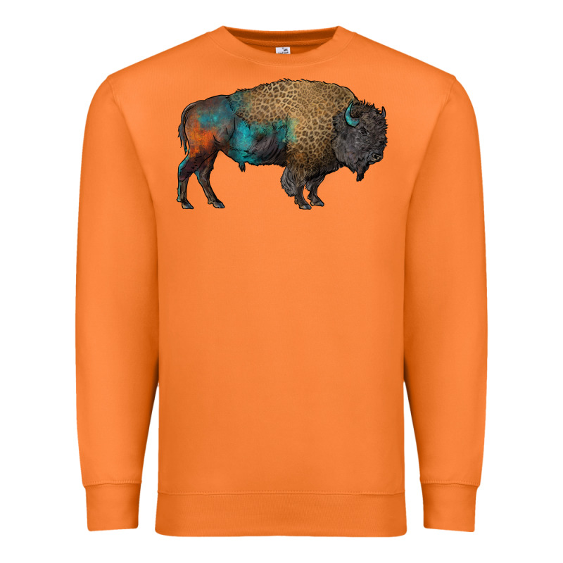 Leopard Bison Premium Sweatshirt by RanaPortraitStore | Teevron