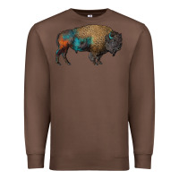 Chestnut leopard bison Premium Sweatshirt - RanaPortraitStore