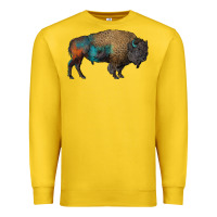 Lemon leopard bison Premium Sweatshirt - RanaPortraitStore