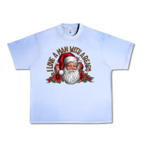 Grape Ice i love a man with beard Urban Heavy Tee - CowhideDigitalArt