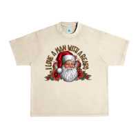 Sandshell i love a man with beard Urban Heavy Tee - CowhideDigitalArt