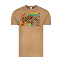Vintage Camel Happy Turkey Day Vintage Tee - CowhideDigitalArt
