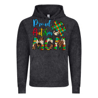 Vintage Black proud autism mom Vintage Hoodie - Artiststas