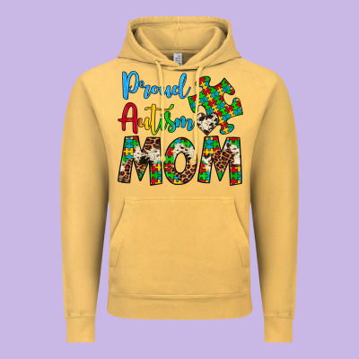 Proud Autism Mom Vintage Hoodie Designed By Artiststas