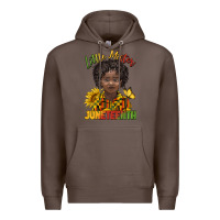 Coffee little mister juneteenth black boy Premium Hoodie - BarkalooDesign