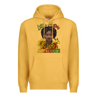 Mustard little mister juneteenth black boy Premium Hoodie - BarkalooDesign