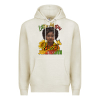 Oatmeal Heather little mister juneteenth black boy Premium Hoodie - BarkalooDesign