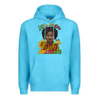 Ocean Blue little mister juneteenth black boy Premium Hoodie - BarkalooDesign