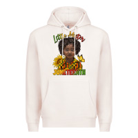 Pale Pink little mister juneteenth black boy Premium Hoodie - BarkalooDesign