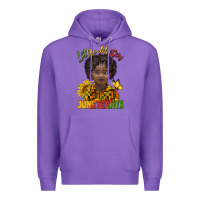 Purple little mister juneteenth black boy Premium Hoodie - BarkalooDesign