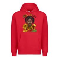 Red little mister juneteenth black boy Premium Hoodie - BarkalooDesign