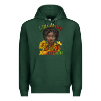 Sports Green little mister juneteenth black boy Premium Hoodie - BarkalooDesign