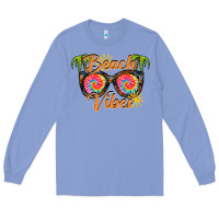 Colony Blue beach vibes Long Sleeve Tee - RacoonDesign