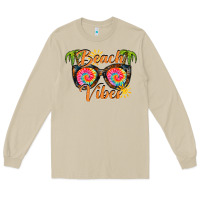 Mushroom beach vibes Long Sleeve Tee - RacoonDesign