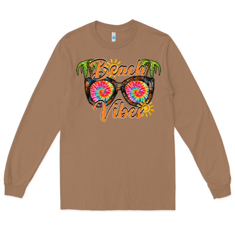 Beach Vibes Long Sleeve Tee by RacoonDesign | Teevron