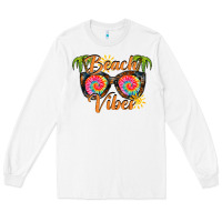 White beach vibes Long Sleeve Tee - RacoonDesign