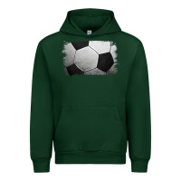 Foreset Green Soccer Ball Brushstroke Urban Hoodie - RanaPortraitStore
