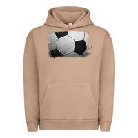 Pigment Burro Soccer Ball Brushstroke Urban Hoodie - RanaPortraitStore