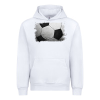 White Soccer Ball Brushstroke Urban Hoodie - RanaPortraitStore