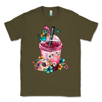 Army Green Mexican Day Of The Dead Skulls Coffee Cup Classic Tee - FaDigitalArtStudio