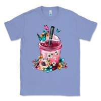 Colony Blue Mexican Day Of The Dead Skulls Coffee Cup Classic Tee - FaDigitalArtStudio