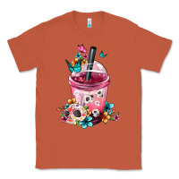 Copper Mexican Day Of The Dead Skulls Coffee Cup Classic Tee - FaDigitalArtStudio