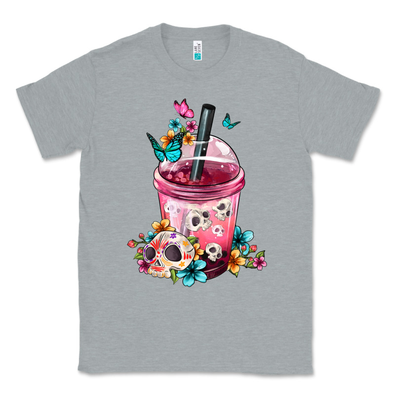Mexican Day Of The Dead Skulls Coffee Cup Classic Tee by FaDigitalArtStudio | Teevron