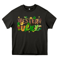 Asphalt western lucky St. Patricks Day Heavy Core Tee - FaDigitalArtStudio