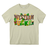 Mossy western lucky St. Patricks Day Heavy Core Tee - FaDigitalArtStudio