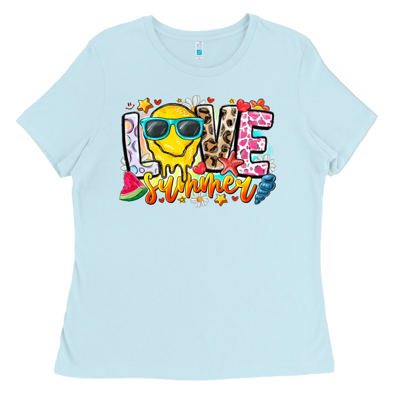 Love Summer Ladies Tee by CowhideDigitalArt | Teevron