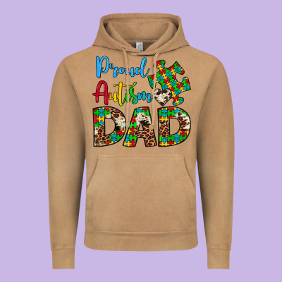 Proud Autism Dad Vintage Hoodie Designed By Artiststas